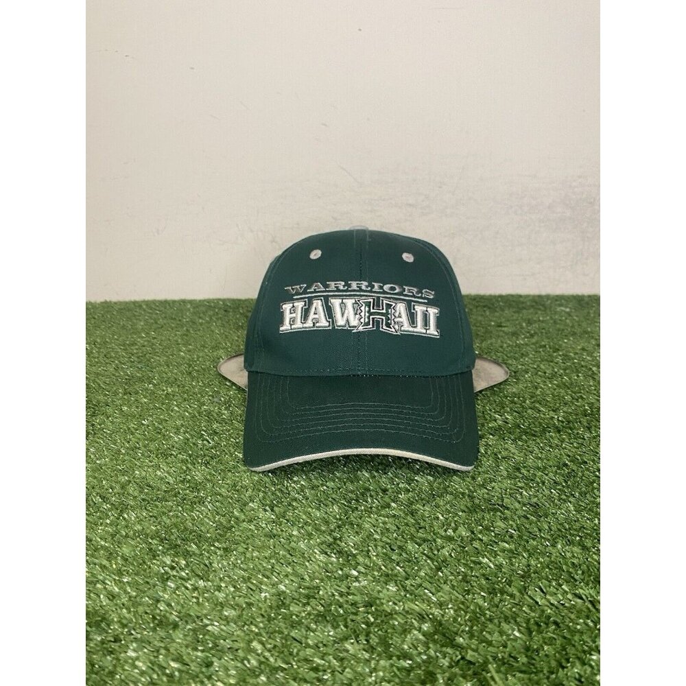 Vintage Hawaii Rainbow Warriors hat cap strap back Top of the world green mens